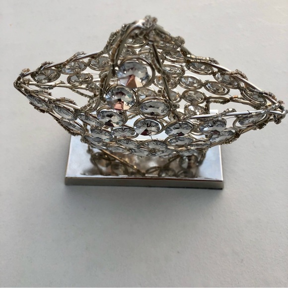 Silver Star Stocking Holder Rhinestones Moldable - Picture 5 of 7